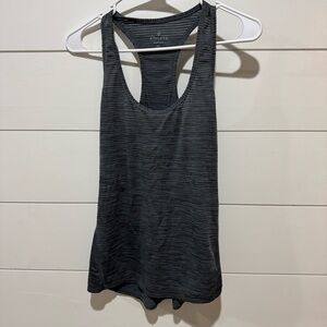 Athleta Charcoal and Yellow (both in lot) Striped Tank Tops